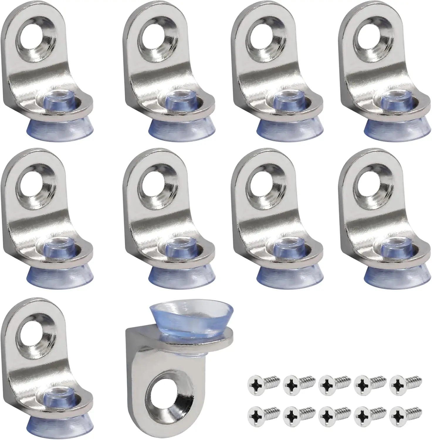 20/50 pcs Glass Wood Shelf Brackets Suction Support Studs Hardware Pegs Shelves Fixed Wardrobes Partition Support Shelf Bracket