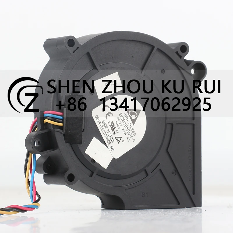 Delta 5V 24V 48V DC 12V 3.45A AC 9.7CM sweeping robot blower Automotive turbocharger BCB1012UH-A cooling fan