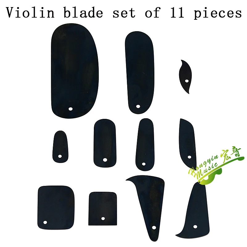Violin Making Tools 11Pcs Scraper Kit With 0.3mm Imported Blades Multifunctional For Guitar Violin Craft Processing