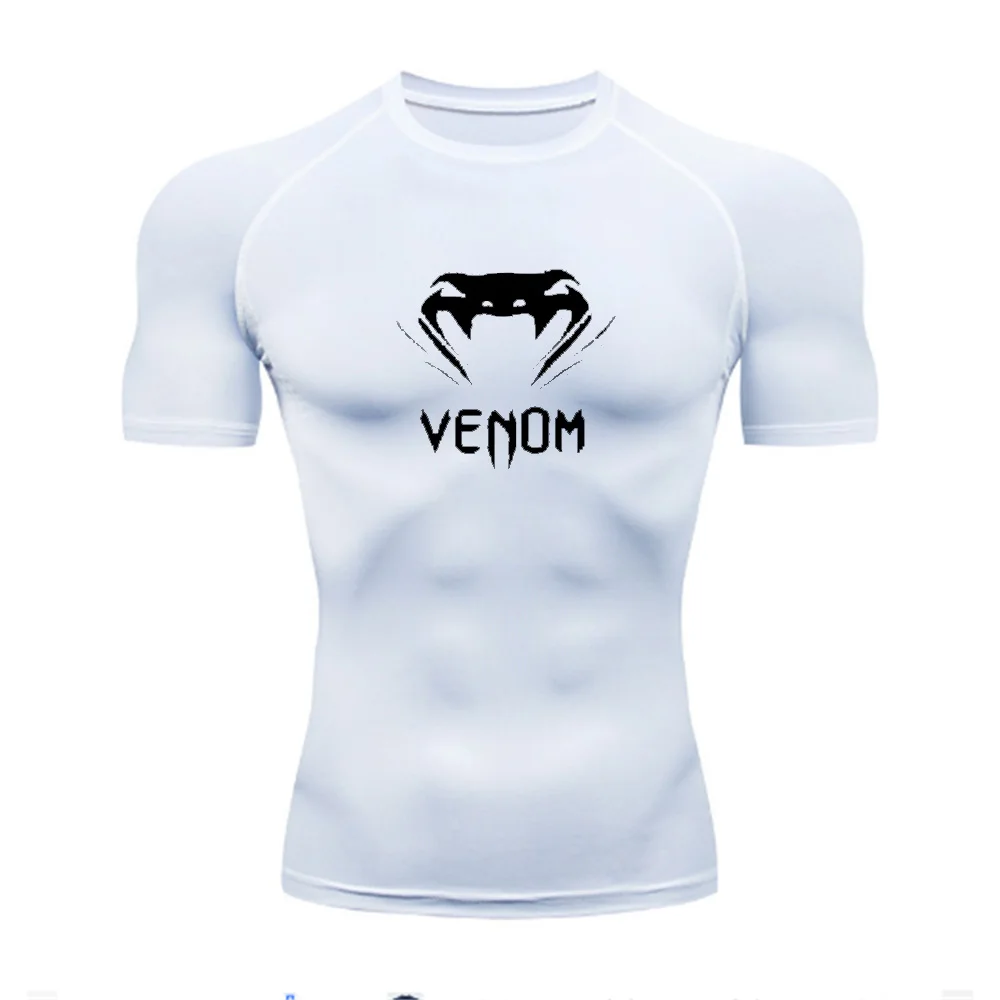 Men's short-sleeved quick-drying clothes sports round neck T-shirt summer running bottoming fitness training clothes breathable