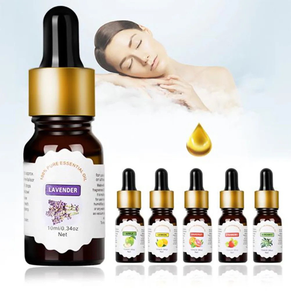 10Ml Pure Humidifier Essential Oil Water-Soluble Aromatherapy Oil for Home Office Car Fatigue Relief Air Freshener