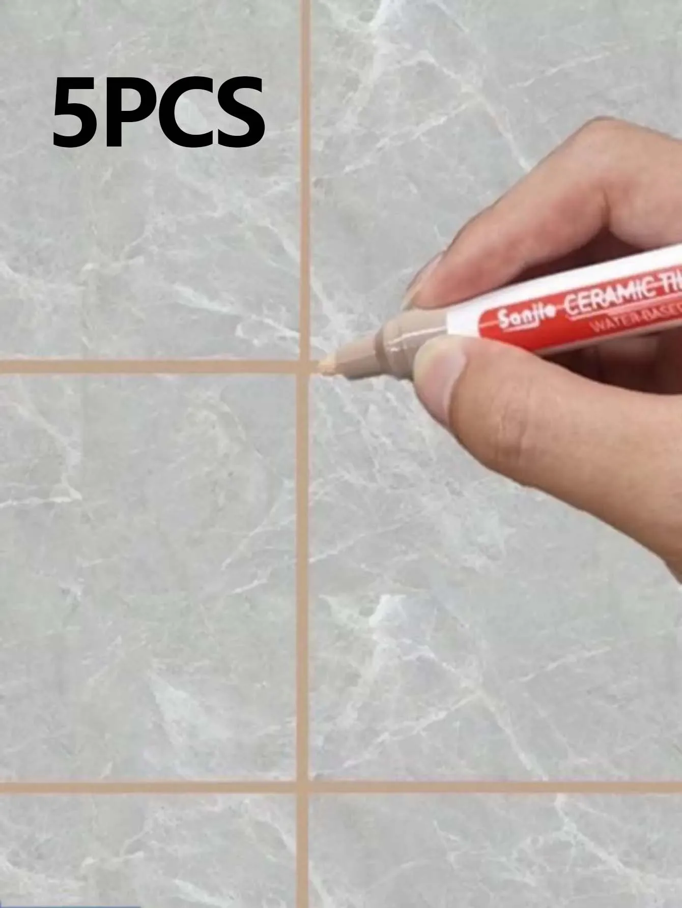 1/5/10/30PC Keramische tegels badkamer muur vloertegel kloof kleur reparatie anti-schimmel waterdicht whiteboard kleur reparatie pen