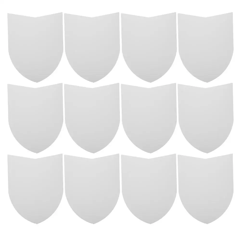 

12 Pcs Shields for Kids Poster Notice Medieval Party Decorations Cardboard Crafts Plane Puzzle Student