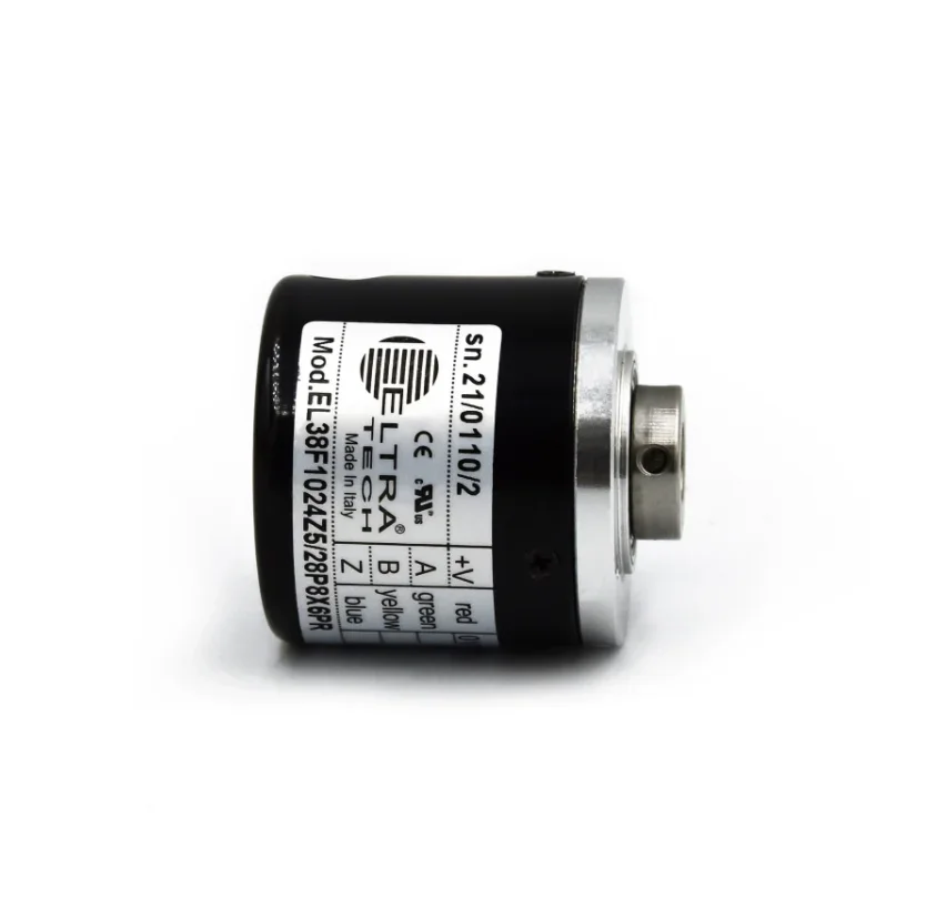 ELTRA- EL38F1024Z5/28P8X6PR hollow shaft Incremental rotary encoder 1024ppr 38mm 6000rmp IP54 8mm hole