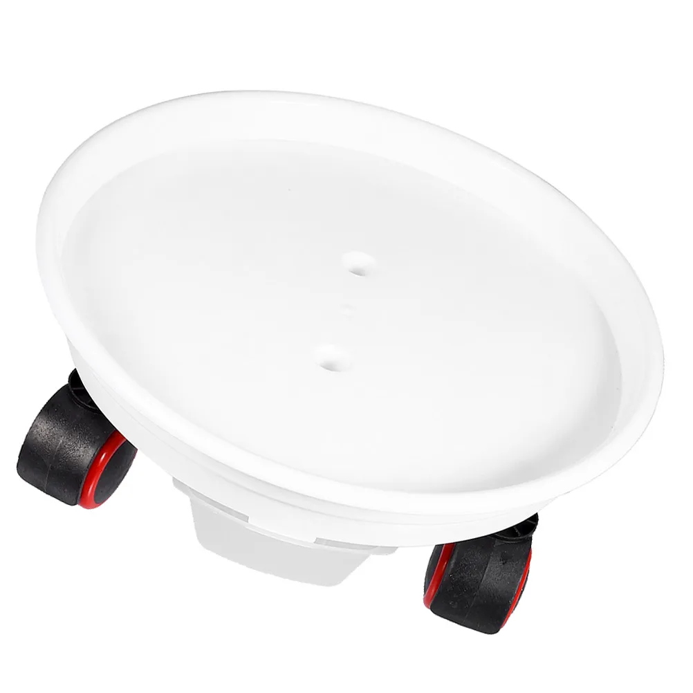 

2Pcs Thickened Rolling Plant Stand Heavy Duty Flowerpot Tray with Wheels Movable Dolly Stable Caster Base Gardening Tool Indoor