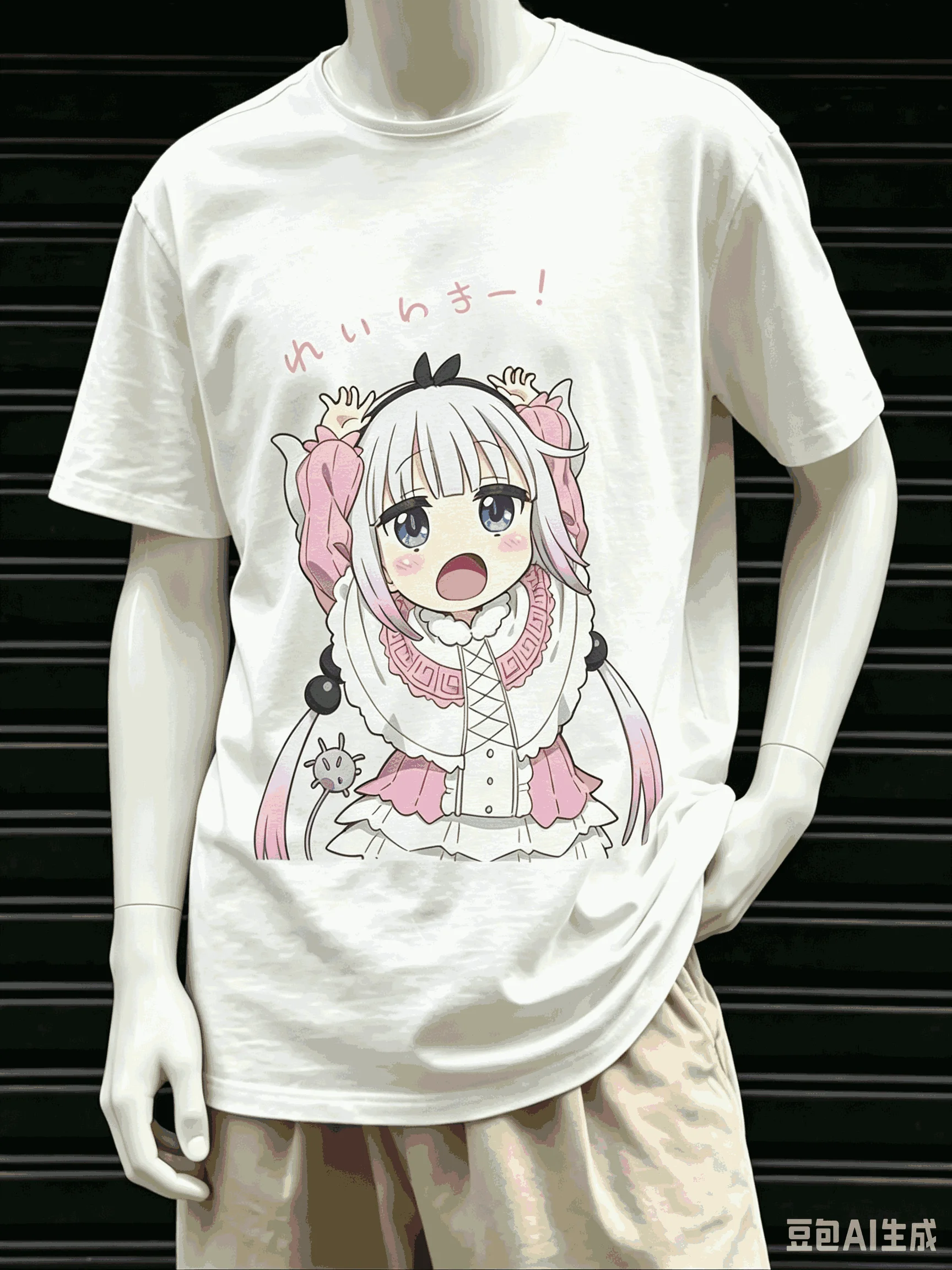 Miss Kobayashi's Dragon Maid Anime Lover T-shirt Harajuku Cotton New Model High Street Retro Fashion Oversized Unisex Breathable
