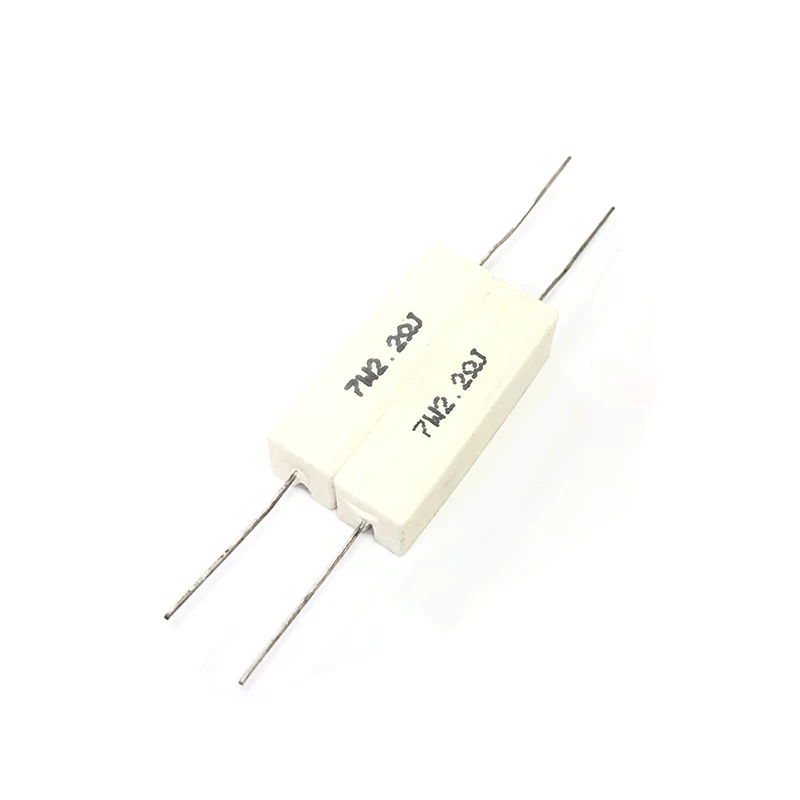 Résistance de puissance en ciment, 7W, 5%, 2ohm, 7 ohm, 2ohm, 2ohm, 7 ohm, 2ohm