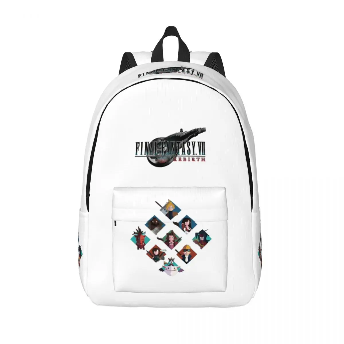 Final Fantasy VII Rebirth Game Mochila para homens e mulheres duráveis, mochila de negócios, laptop, computador, estudante, moda