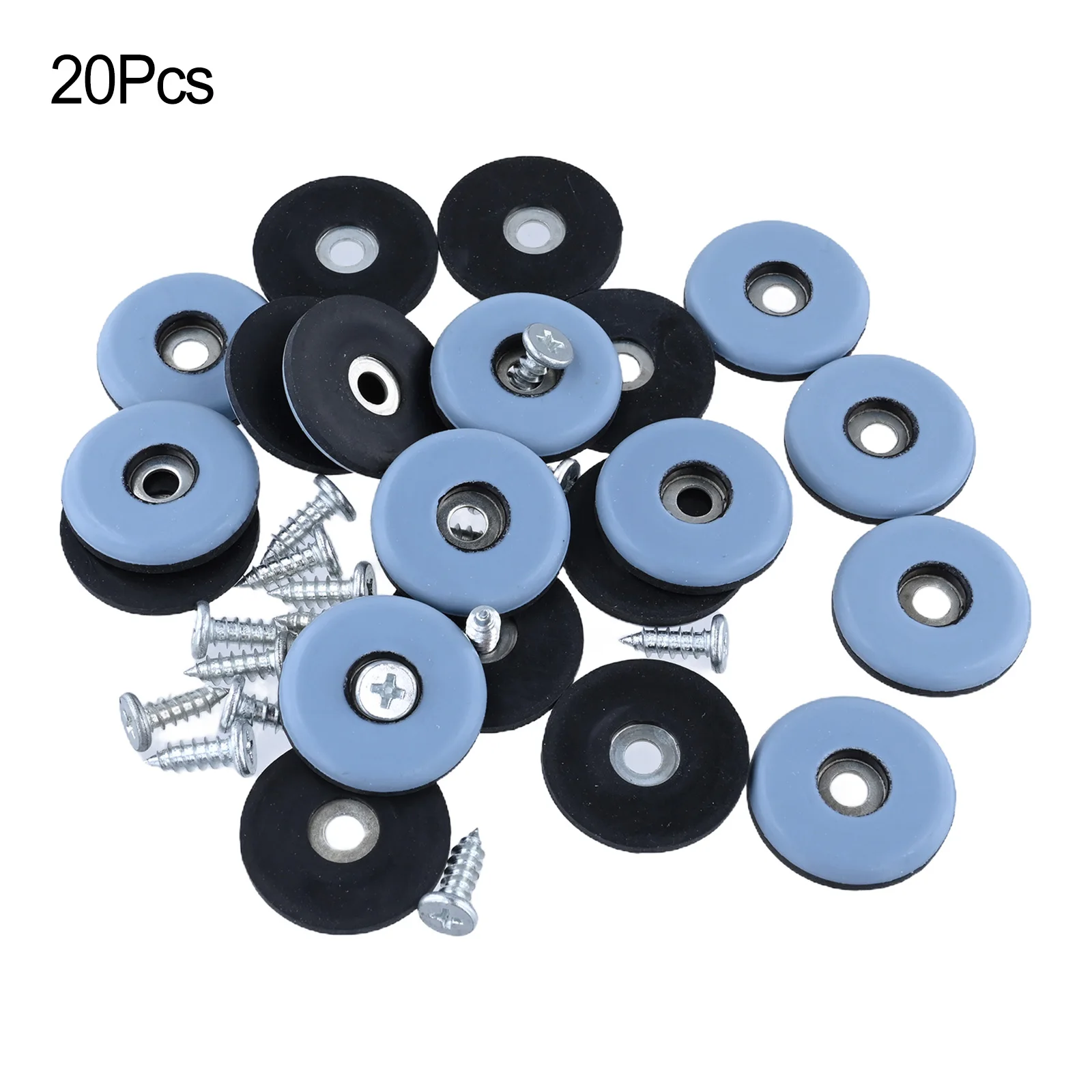 

20pcs Furniture Glides PTFE Floor Protector Glide Pads With Nails Chair Sofa Moving Feet Sliders Heavy Duty Furniture Leg Mat