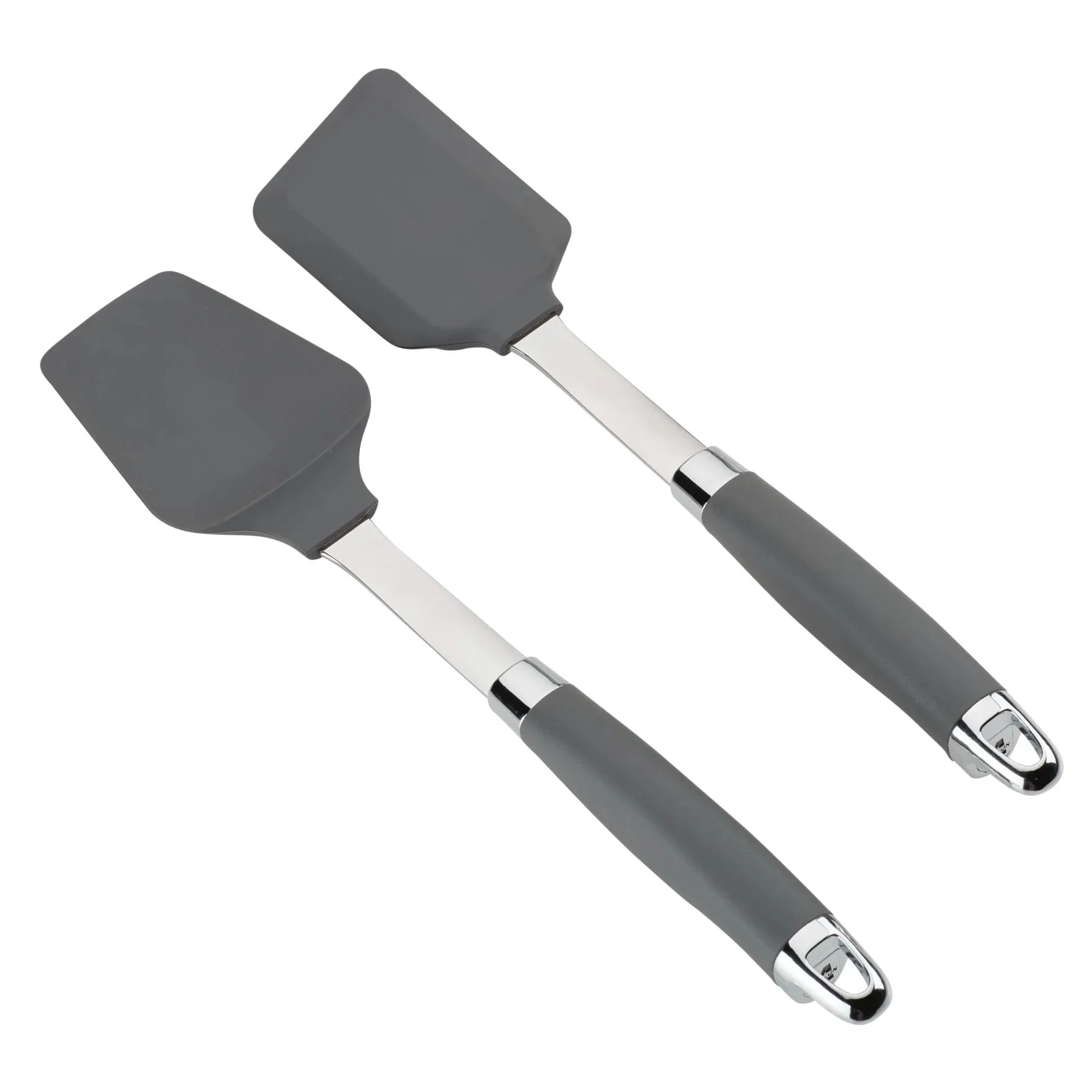 

Tools and Gadgets Nonstick Spatula Spoonula Utensil Set, 2 Piece, Nylon, Graphite