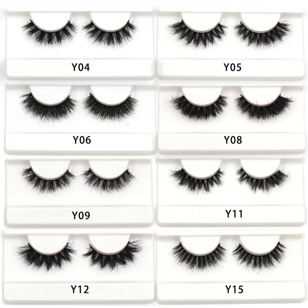 AMAOLASH 5D Ciglia di visone All'ingrosso Soffici a strati Ciglia finte disordinate Bulk Ciglia soffici uniche Ciglia morbide Trucco