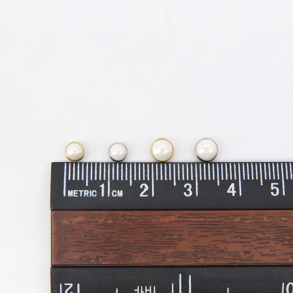 50Pcs Mini 4/5mm Pearl Button for DIY Handmade Doll Clothes Garment Buckles BJD Doll Buttons Sewing Accessories