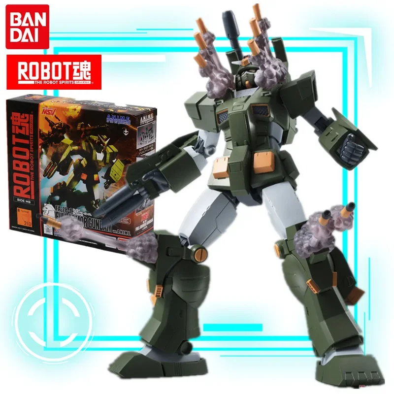 Bandai THE ROBOT SPIRITS Genuine Action Figure Mobile Suit Gundam FA-78-1 Full Armor Type Gundam Toy Collectible Model Xmas Gift