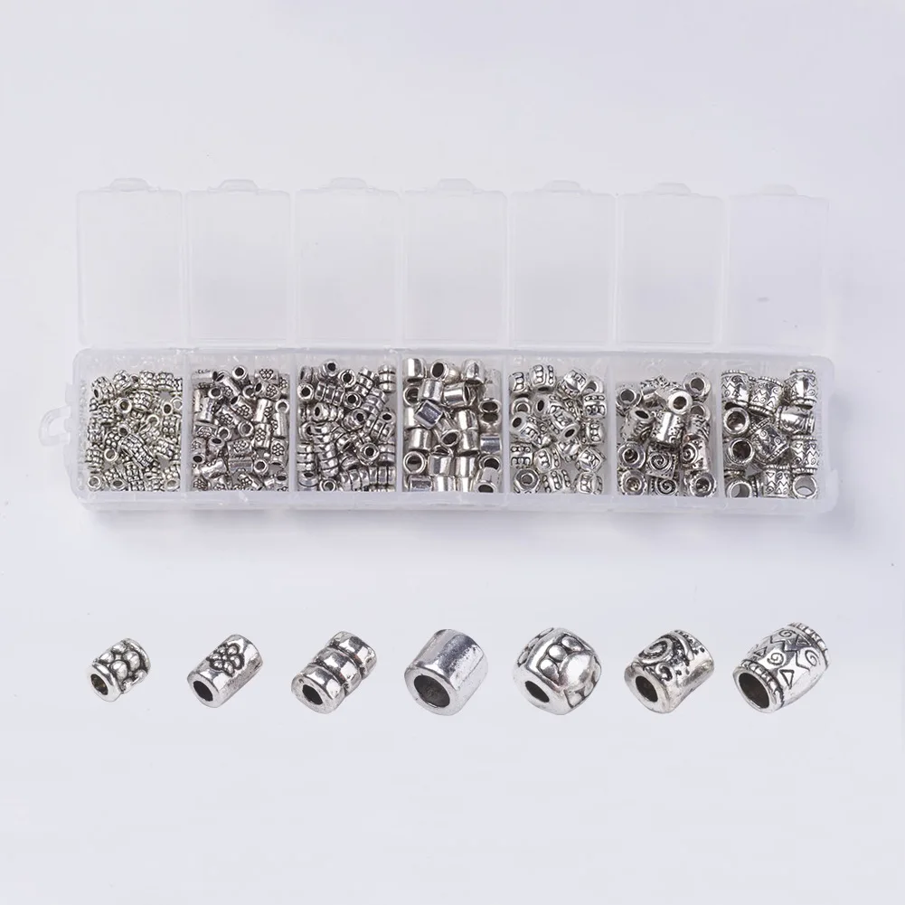 Popular Vintage Tibetan Silver Alloy Ornaments Box Diy Handmade Beaded Accessories Wholesale  Charm Jewelry