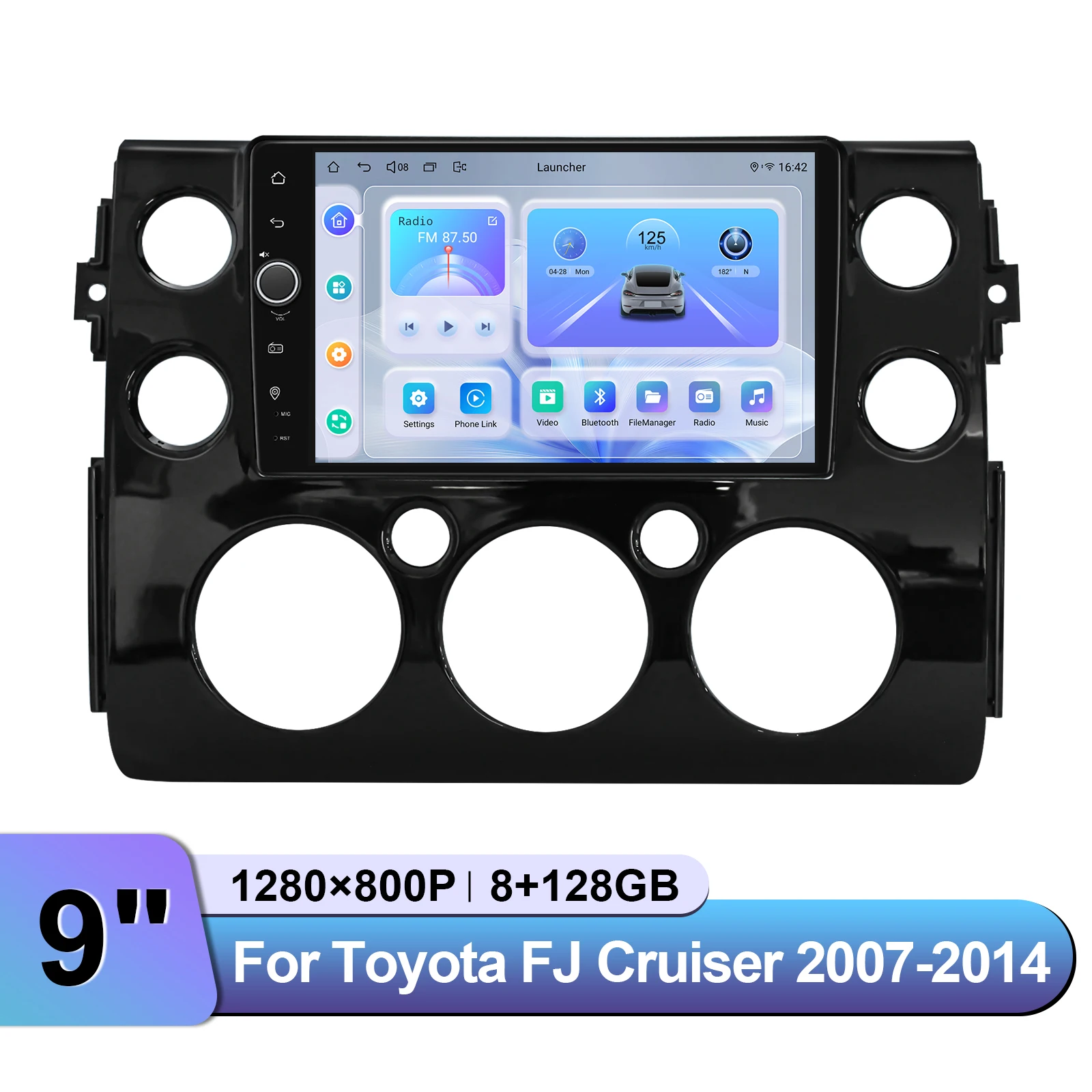 9 inch Reverse Camera System GPS Multimedia Player Car Stereo For Toyota FJ Cruiser 2007-2014 Fast Shipping from US Warehouse