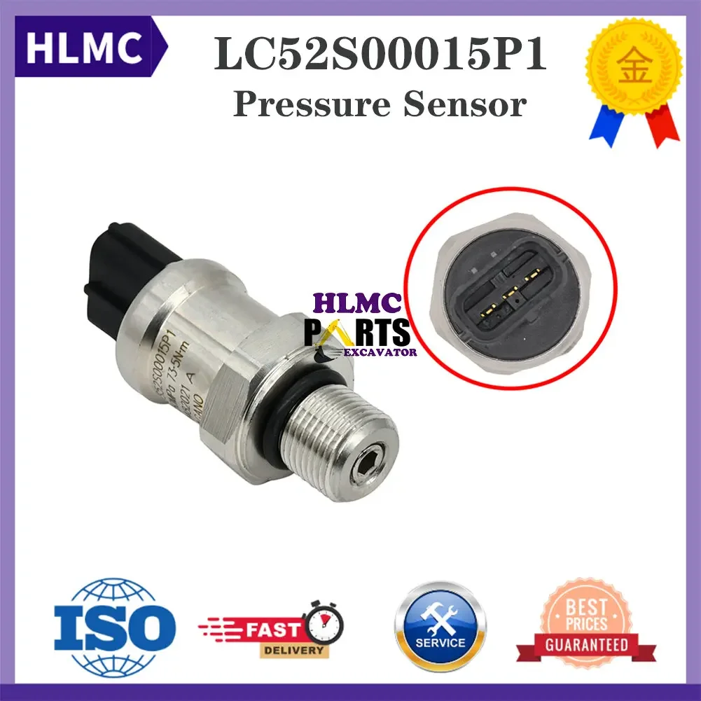 50MPa Pressure Sensor YN52S00048P1 LC52S00015P1 Excavator E135B E70BSR E135BSRLC E235BSR E175B Kobelco SK200-8