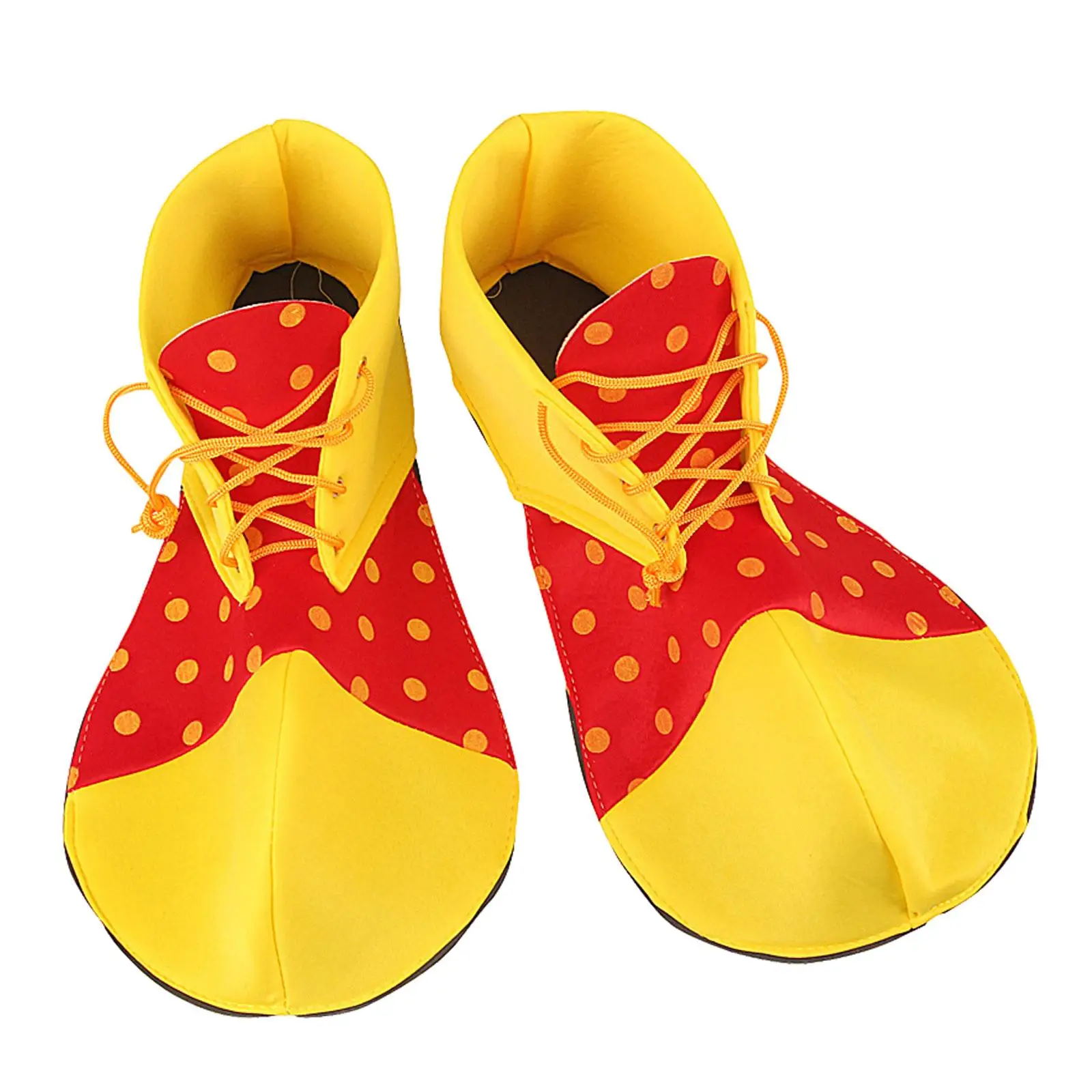 Adult Clown Shoes Rainbows Shoes PU Leather Props Christmas Party Decorations Adults Role Play Christmas Party Costume