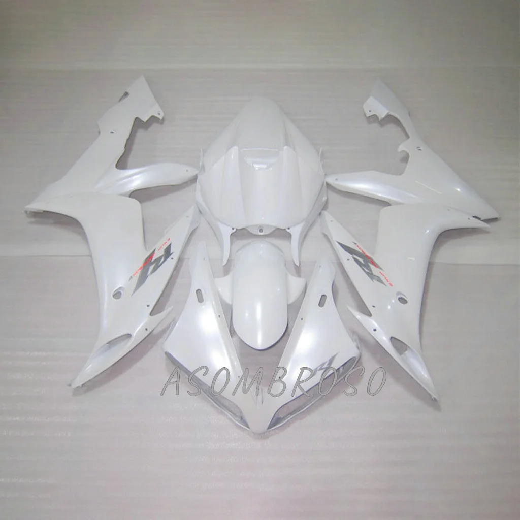 Motorcycle Fairings Kit Fit for Yzf R1 YZF1000 2004 2005 2006 04 Bodywork Set R1 04 05 06 High Quality ABS ZXMT New White