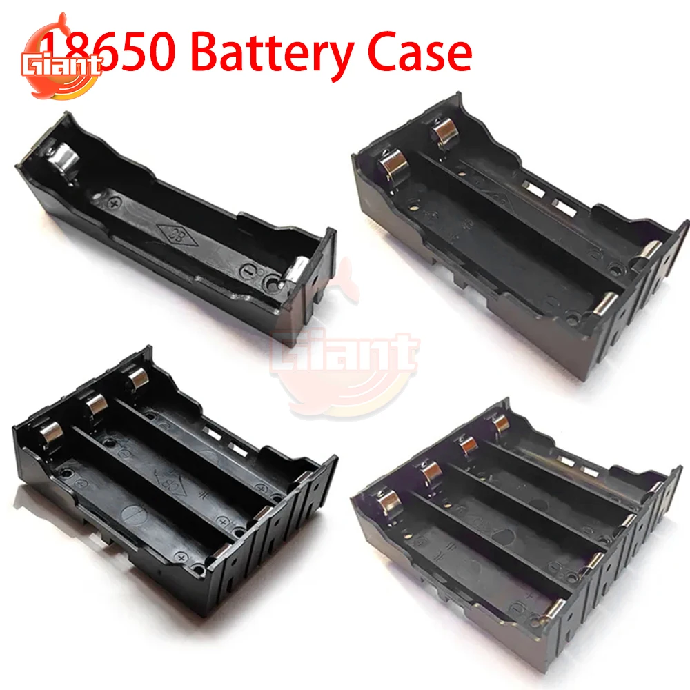 18650 Battery Charger Case 1/2/3/4 Slot Batteries Container Box Mini Battery Holder Storage Power Bank Case DIY Battery Case
