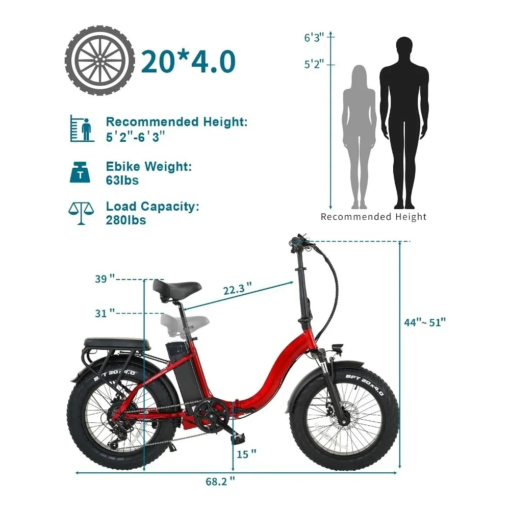 Vélo électrique pliant avec grand écran LCD, batterie au lithium parfaite