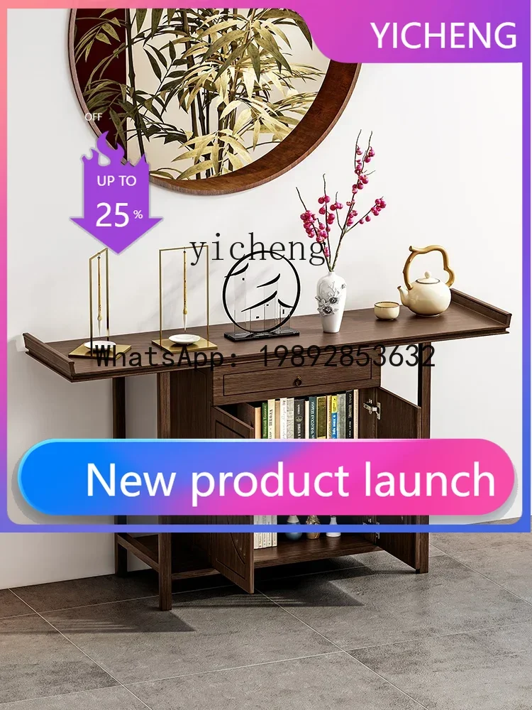 

GZ New Chinese Entrance Bogu Rack Tea Set Display Cabinet Crafts Bonsai Flower Rack Tea Room Background Shelf