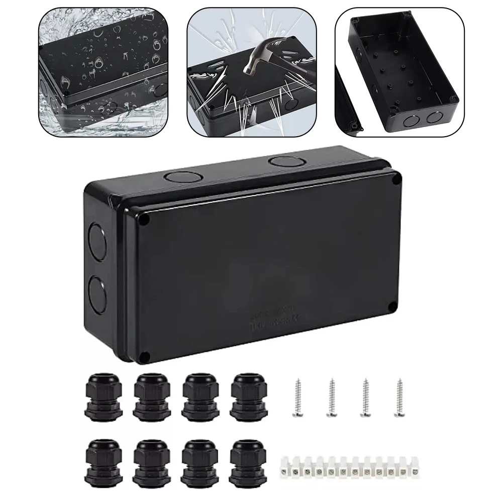 Quality Assurance in an IP65 waterproof junction box designed from reliable materials size of 150 x 110 x 70 mm
