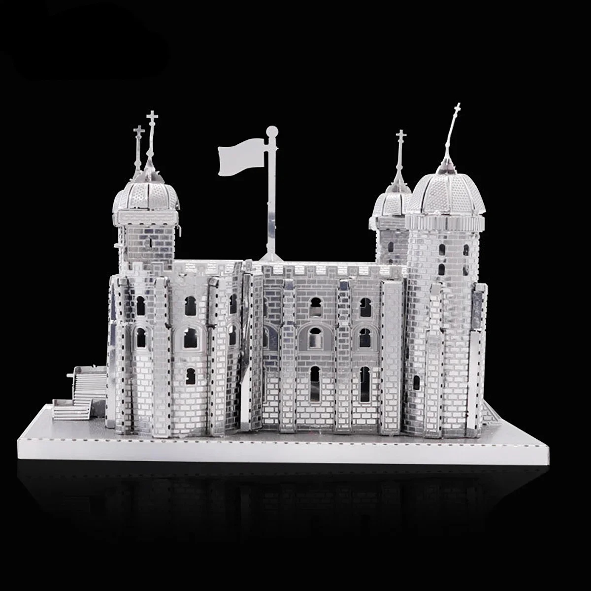 Tower of London 3D Metal Puzzle model kits DIY Laser Cut Puzzles Jigsaw Toy For Children