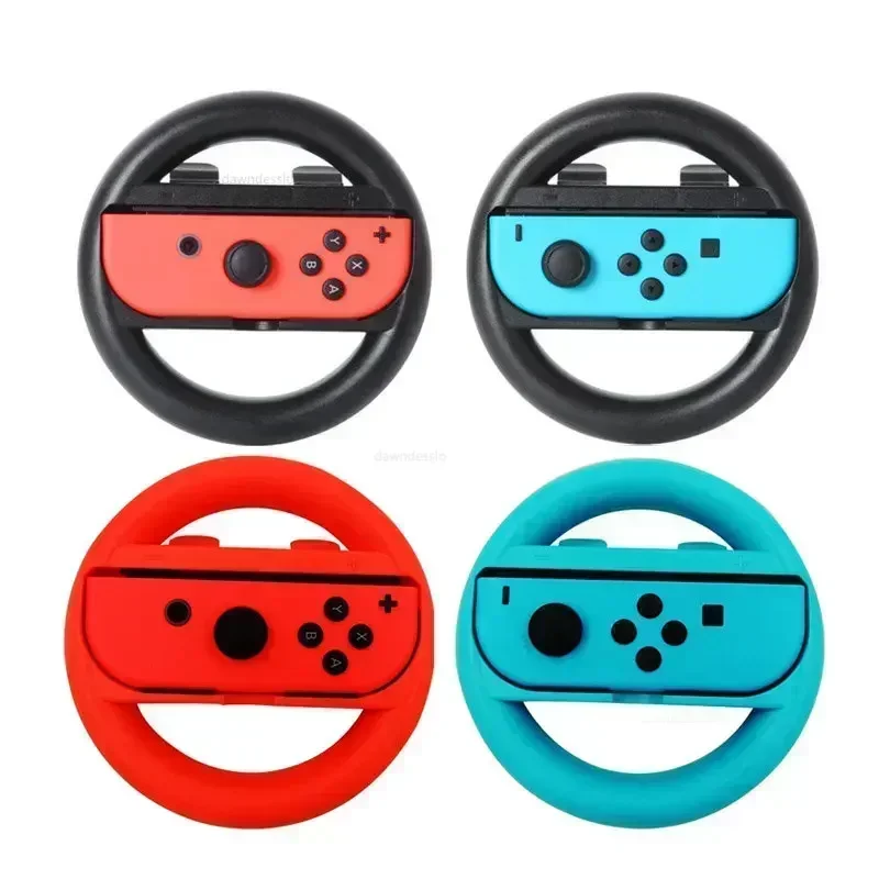 لنينتندو سويتش Oled قبضة عجلة القيادة ل Joy-con عصا التحكم مقبض سباق ألعاب التحكم الملحقات الطرفية