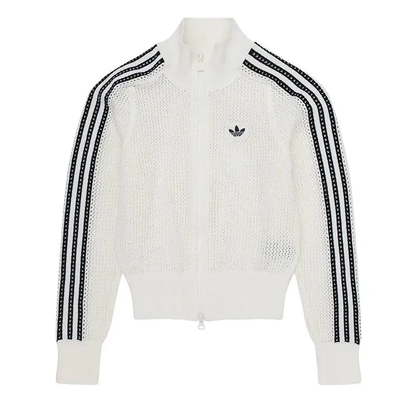 Adidas Trefoil Women Trendy Fashion Knitted Jacket Comfort Casual Sportswear KC6496