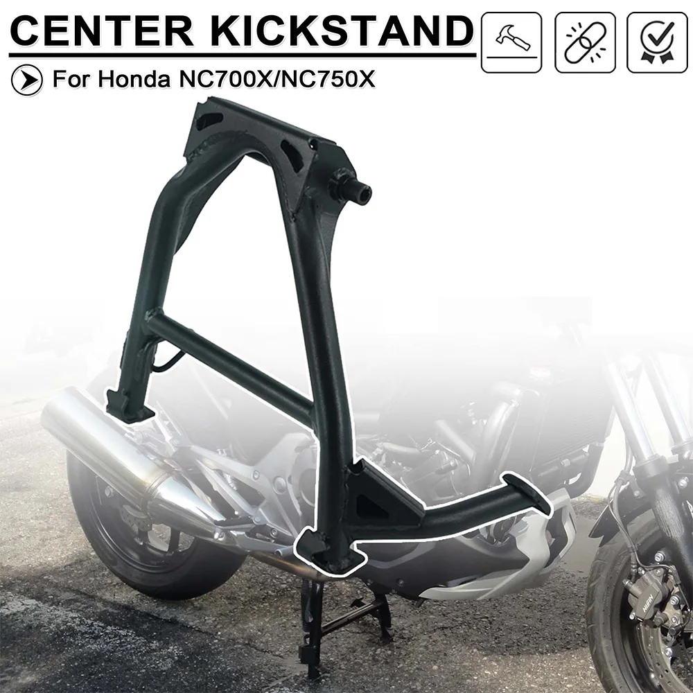 Motorrad Stahl Parkplatz Rack Fuß Unterstützung Für Honda NC700S 750S NC700X 2012-2018 Mittleren Kick Ständer Halter Zentrale rest Halterung
