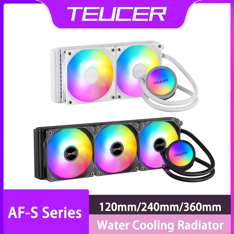 TEUCER AF-S360 Chłodnica wodna X99 Płyta główna CPU Zintegrowane chłodzenie wodne dla LGA2011 1700 1200 115X AMD AM4 AM5