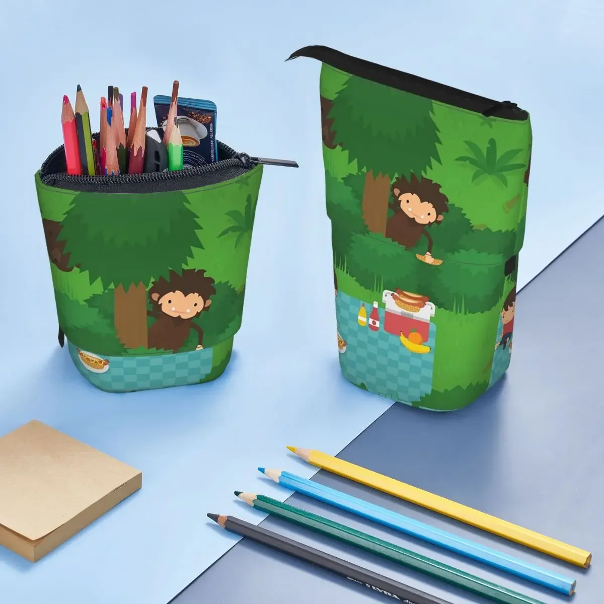 estojo-de-lapis-reversivel-sneaky-sasquatch-para-criancas-caixa-de-canetas-bolsa-de-material-escolar-porta-canetas