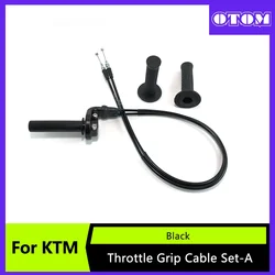 OTOM Motocross Throttle Grip-A Cable Handlebar Grips Kit Fuel Instrument Double Line Oil Transfer For KTM EXC XC SXF 77002091000