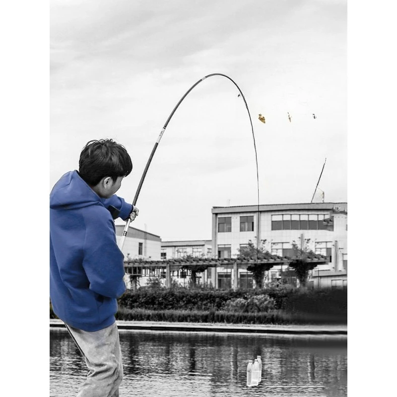 

Silver Dragon Comprehensive Fishing Rod, Small Comprehensive Fishing Rod Wild Fishing Rod