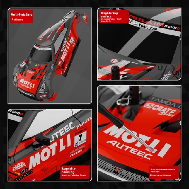 Nuevo coche de Control remoto de tracción en las cuatro ruedas 1:20, carreras profesionales Rc, velocidad Variable proporcional Gtr Bmw, modelo de juguete de carreras