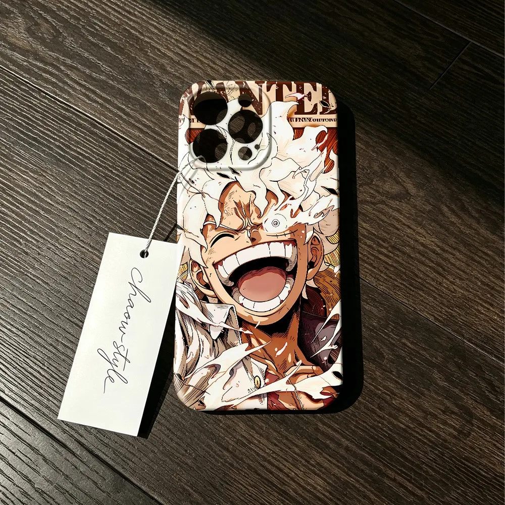 Cool L-luffys Phone Case for iPhone 18 17e 17 16e 16 15 14 13 12 11 Air Pro Max XS XR XSMax 7 8 Plus Glossy Film Hard PC Cover