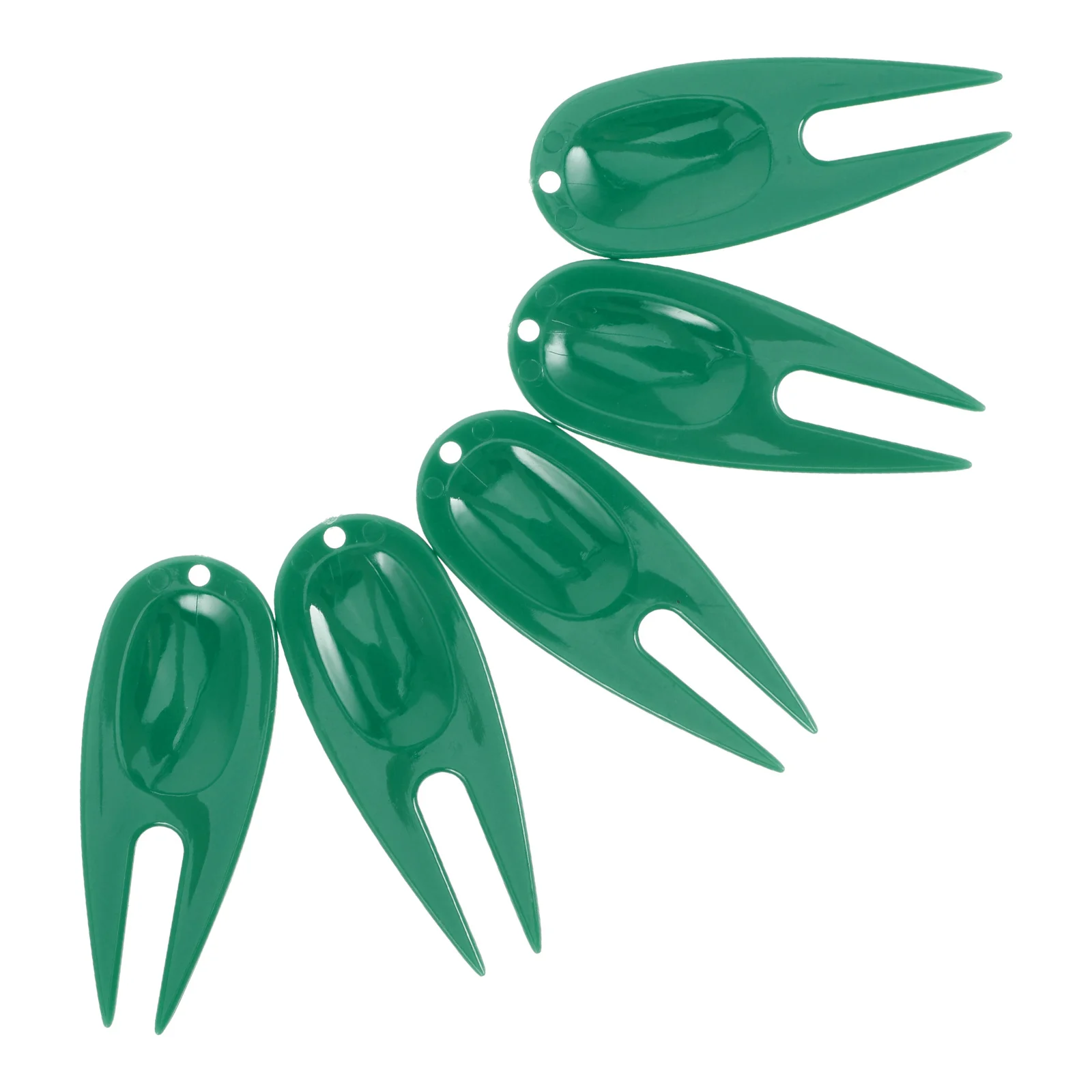 

5pcs Golf Divot Repair Tool Wear-Resistant Durable Compact Smooth Surface Professional Golf Accessory Outdoor Sports Gift