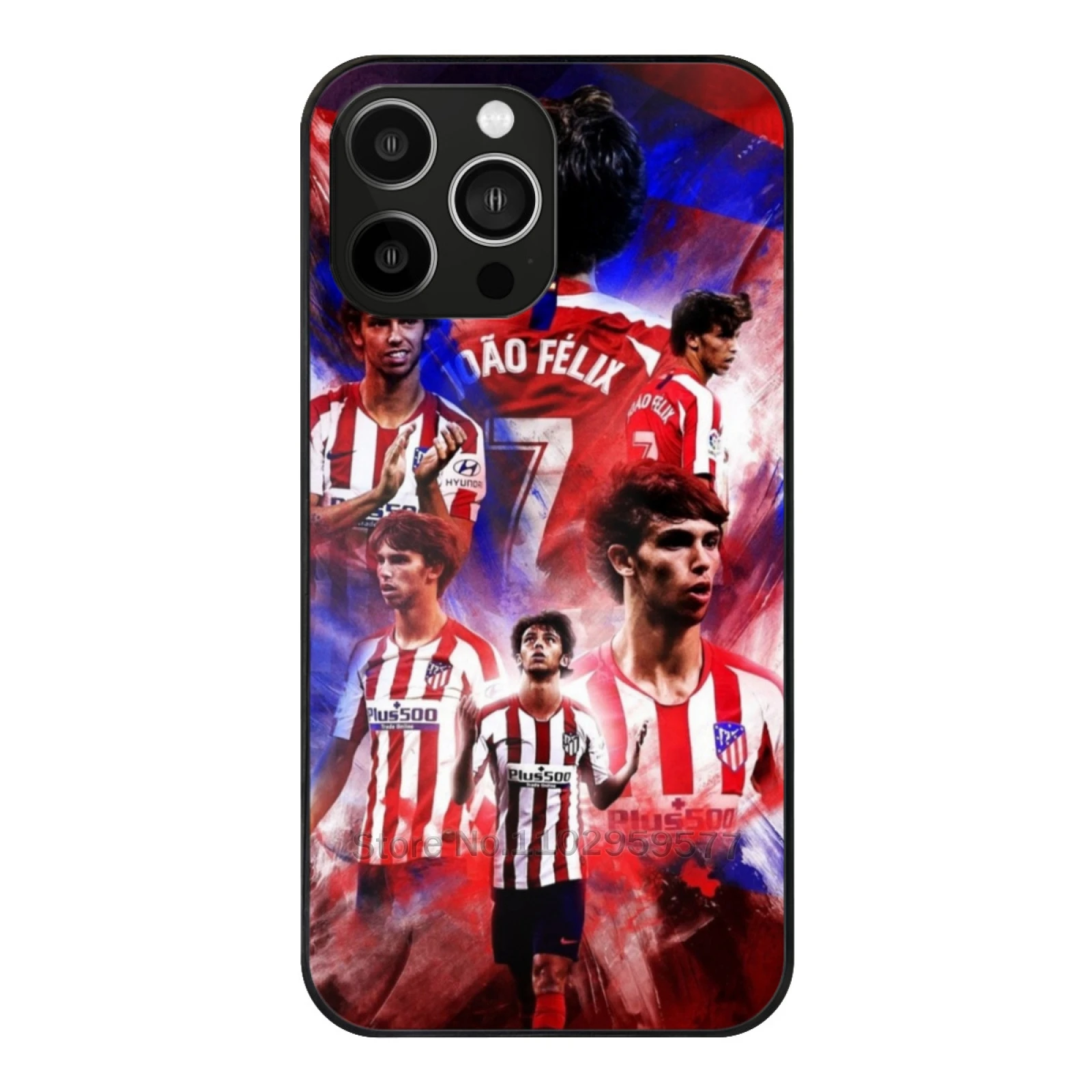 Art Joao Wallpaper Glass Case For Apple Iphone 15 14 13 11Pro Xs Max Xr 7 X 12Mini 6S Back Phone Cover Jo ? O Félix Joao Felix