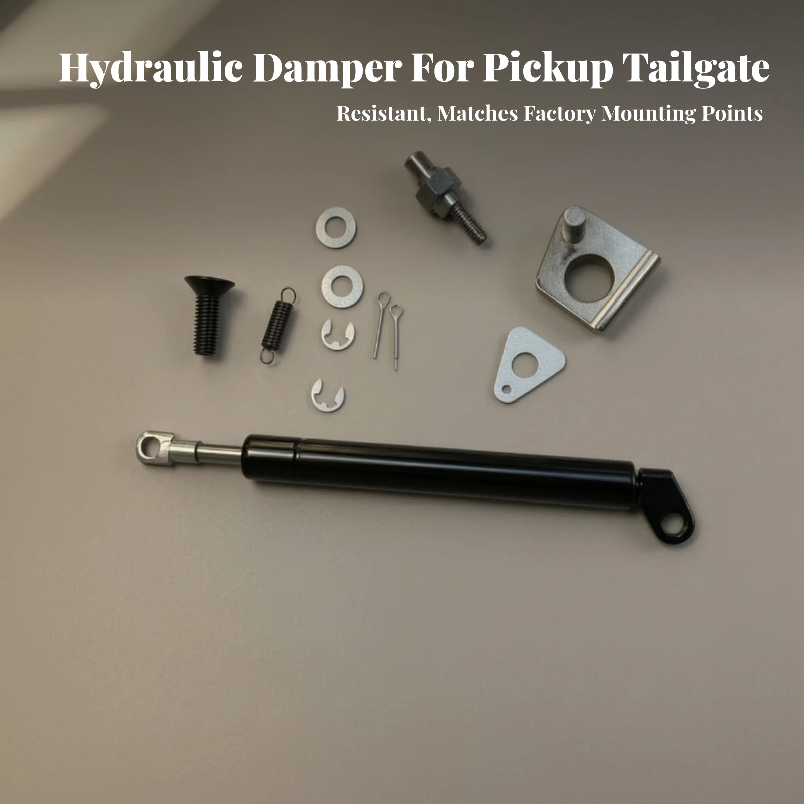 F-150 Pickup Tailgate Damping Strut Compact Tailgate Strut with Mounting Hardware Dampers High Quality Struts Exterior