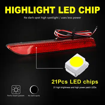 Reflektory do nárazníku pro Toyota RAV4 Harrier Sienna EZ Alphard Aygo pro Lexus GX470 RX300 5630 NX RC Zadní/brzdová, zadní mlhová světla 10 nejlepší prodej Nárazník pro Toyota Harrier - №6