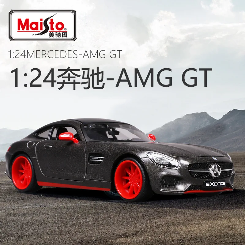 

Genuine Maisto Cars Toys For Collector 1:24 Mercedes-AMGGT Simulation Alloy Car Model Car Model Ornament Boys Toy Car