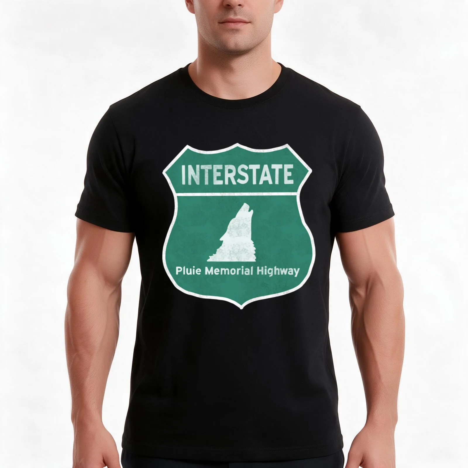 West Wing Pluie Memorial Highway (Wolves Only) T-Shirt Summer Casual Cotton Tee Oversized Streetwear Tops Unisex Men Women
