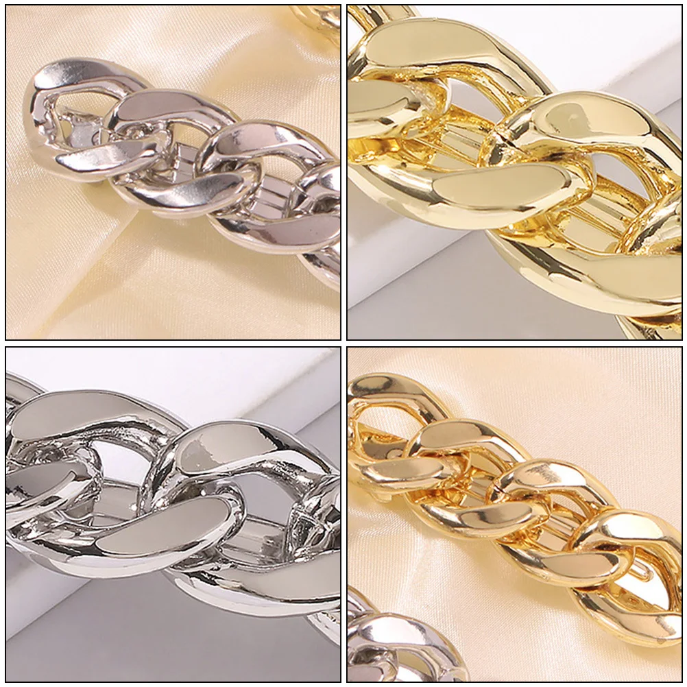 

2Pcs Gold Chain Hairpin Fashion Hair Clip Durable Alloy Stylish Bang Clip Hair Accessories for Party Office Travel