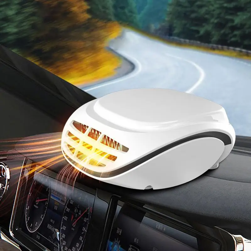 

Portable Cooling And Heating Car Fan 12V Auto Dryer Windshield Defroster Electric Vehicle Heater Car Electronic Accessories