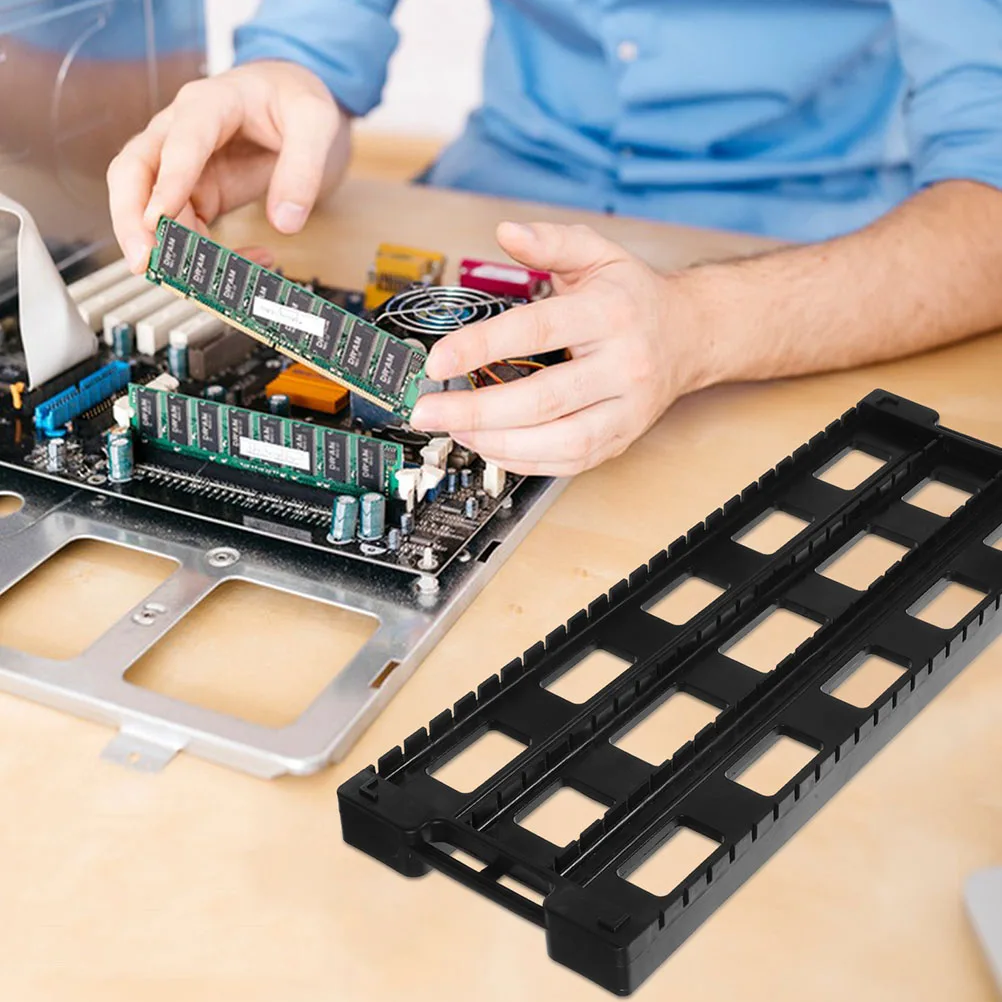 

2pcs Anti-static Bracket Circuit Board Storage Holder PCB Rack ESD Shelf Static- Frame Durability Practical