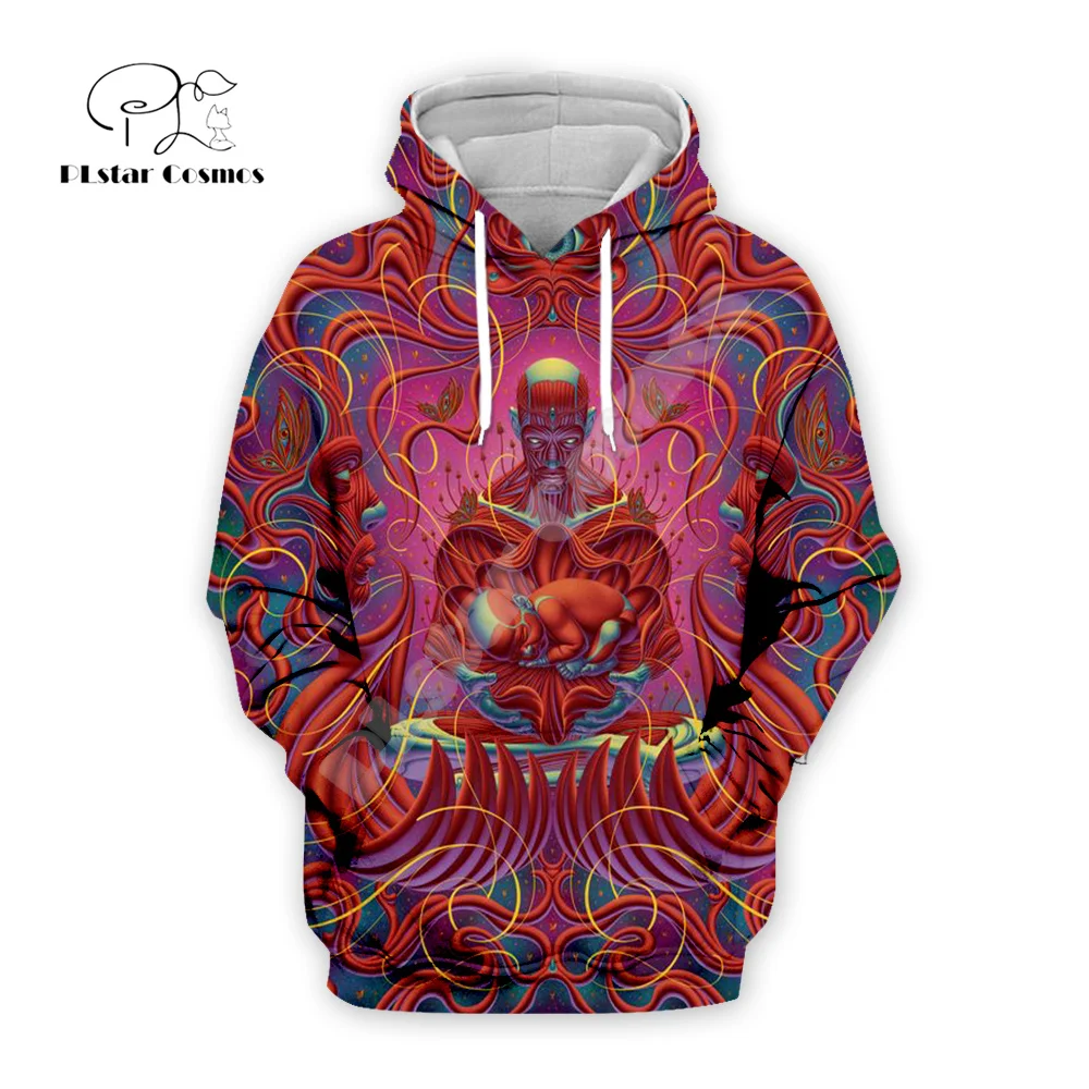 

NewFashion Trippy Psychedelic Colorful Tattoo Vintage Retro Mandala 3DPrint Harajuku Pullover Streetwear Casual Jacket Hoodies G