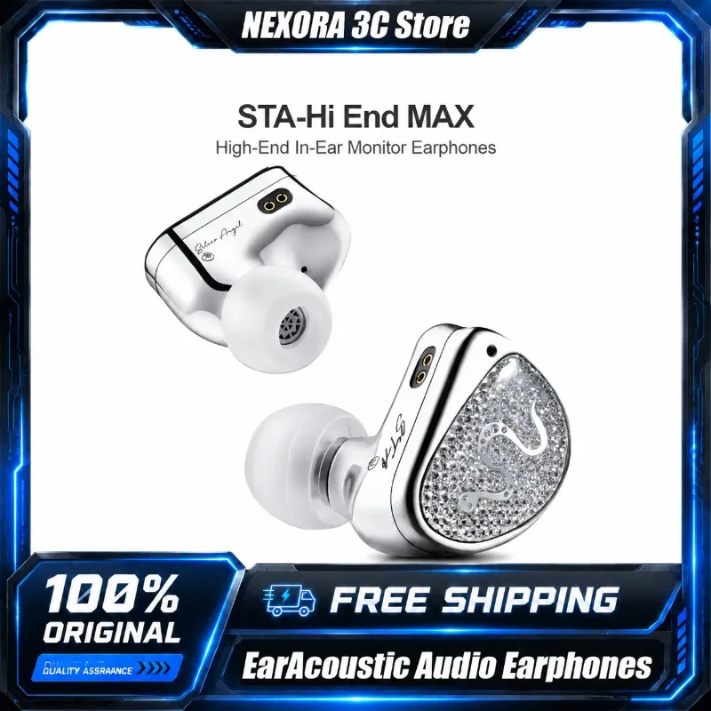 

EarAcoustic Audio STA Hi-End Series HiFi IEM Earphones with Premium Audio Cable Professional Studio Stage Monitor Headphones