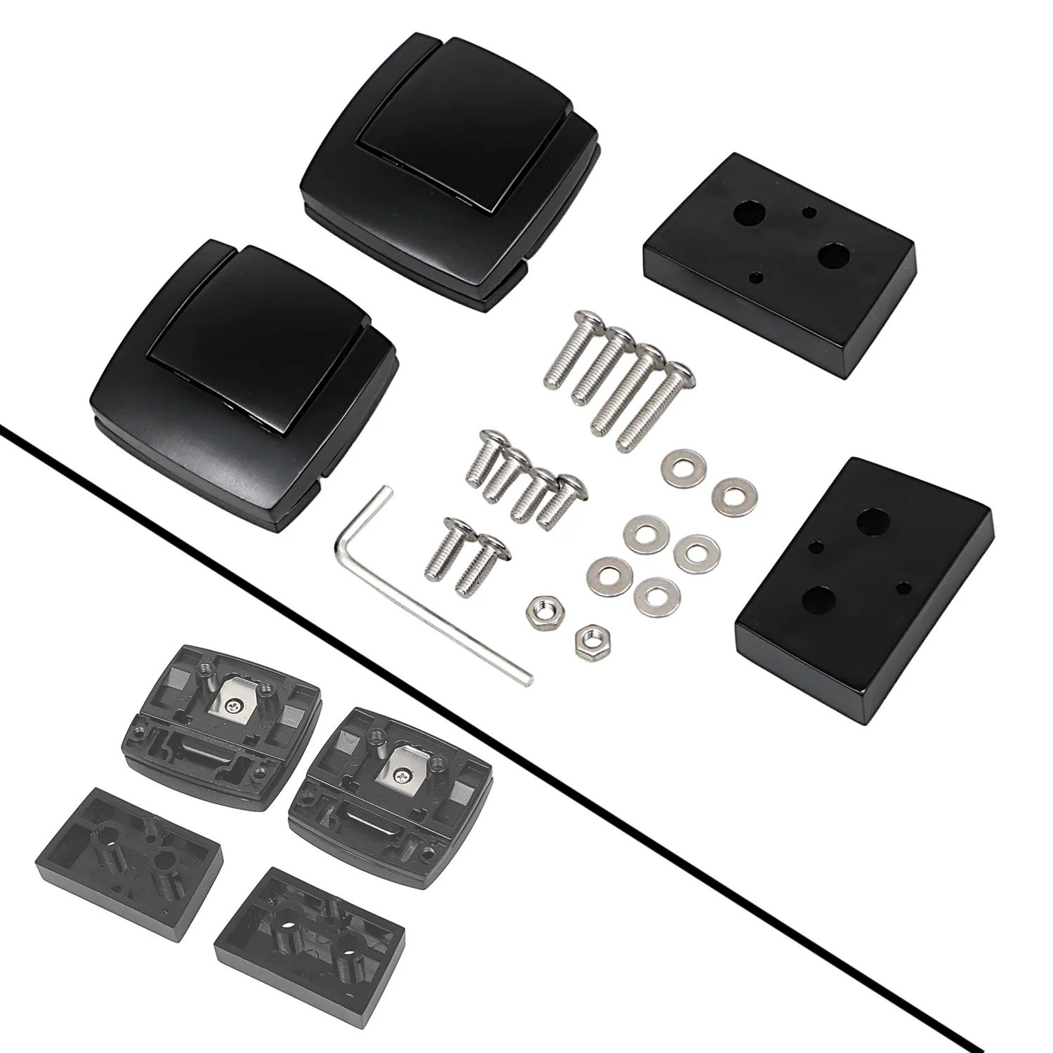 Motorcycle Tour Pack Pak Latches Spacers For Harley Electra Glide Ultra Classic FLHTCU FLHTC 1993-2013 FLHX 2007-2013 FLTR 98-09