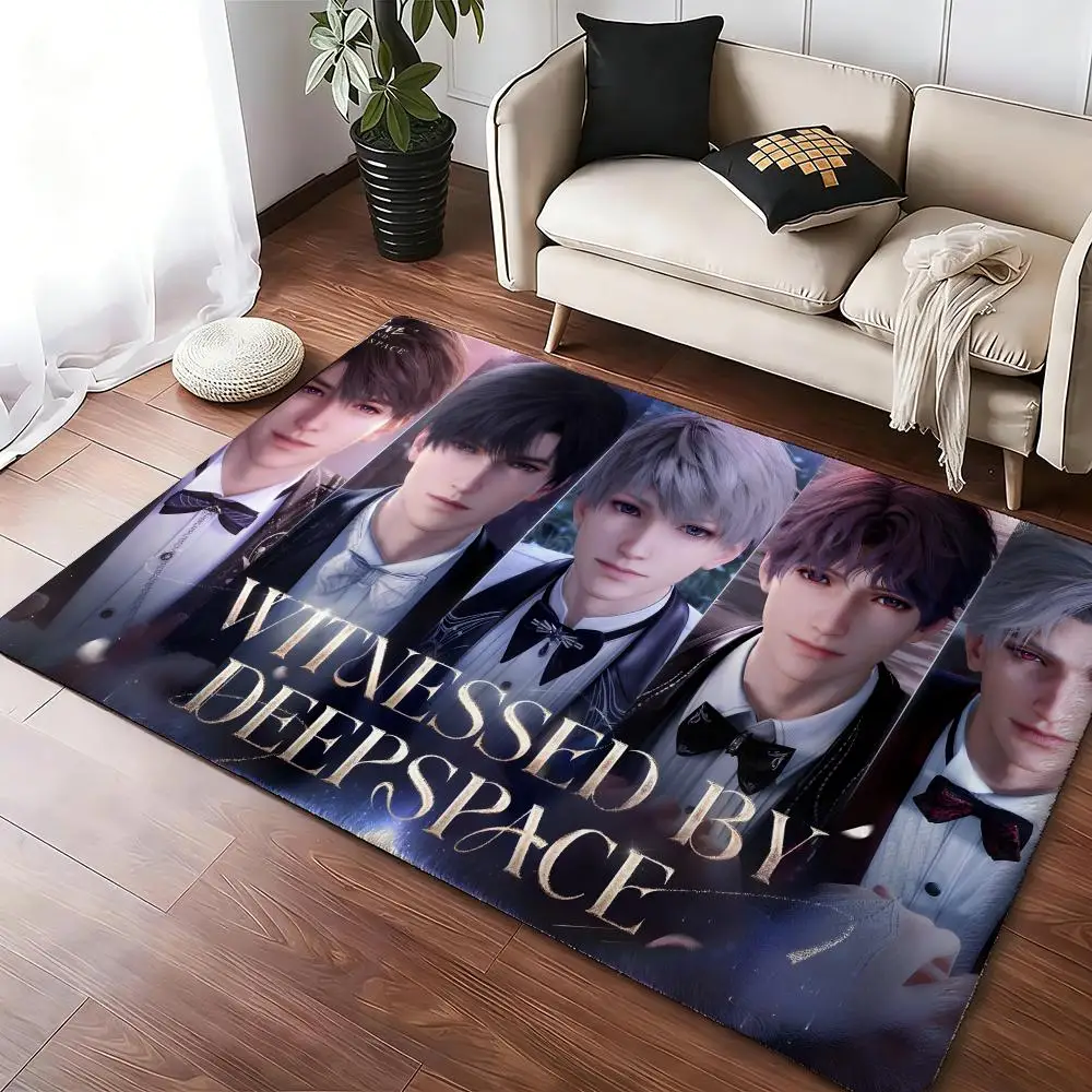 

Мягкий утолщенный коврик для пола с принтом «Горячая игра: Любовь и глубокий космос», впитывающий, нескользящий, для спальни, гостиной, прихожей, домашнего декора, фланелевый ковер