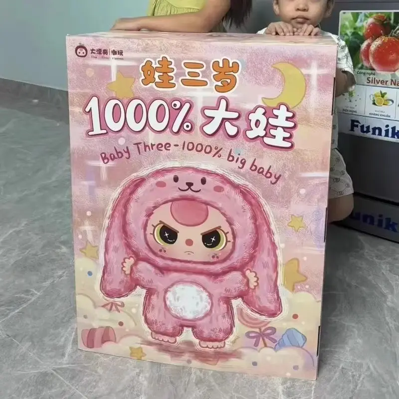 Auf Lager Baby Three 1000 % trendige Blindbox-Sammelfiguren, süße Spielzeuge, Geschenke für Mädchen, Urlaub, exklusive Überraschungsverpackung